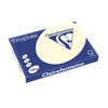 Clairefontaine - Trophée tel, farbiges Papier, A3, 120 g, 250 Blatt, Creme