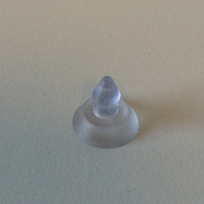 Klika - Saugnapf transp 14 mm Spitze Pfeil 100 Stück