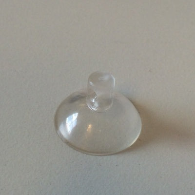 Klika - Saugnapf transparent 20 mm mit Loch 100 Stk