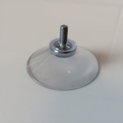 Klika - Ventosa 40mm con filetto M4 x 10mm lunghezza 2 pezzi
