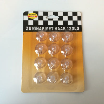 Klika - Ventosa con gancho 12 piezas blister