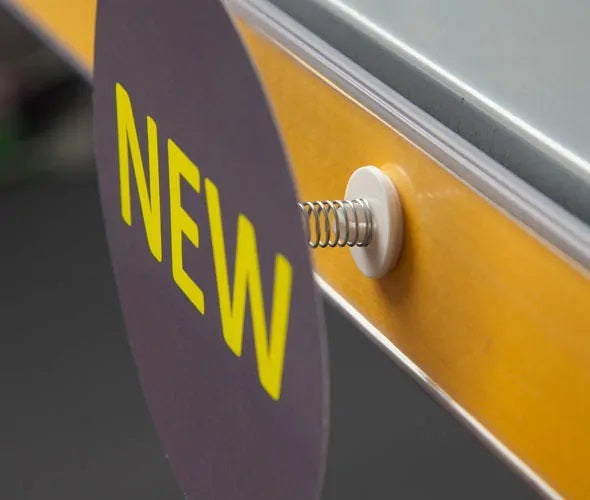 Klika - Wobbler with spring - 2-sided self-adhesive. 100 pcs