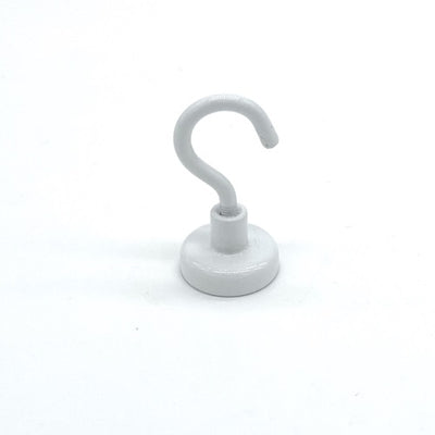 Klika -  Plafondmagneet met haak wit 16mm 1,5 kg