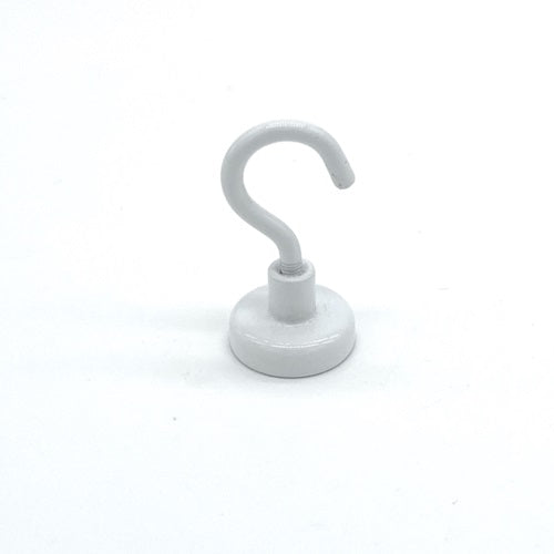 Klika - Aimant de plafond avec crochet blanc 16mm 1,5 kg