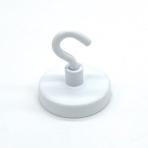 Klika - Ceiling magnet with hook white 40 mm 12 kg 40 pieces