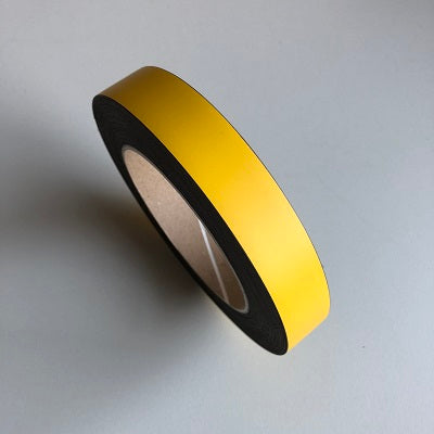 Klika - Cinta magnética amarilla rollo 10 metros ancho 15mm