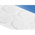Klika - Cerchi in velcro 45mm anello bianco rotolo 500 pezzi