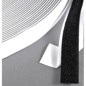 Klika - Velcro adhesive 20mm black loop 25m 7 pieces