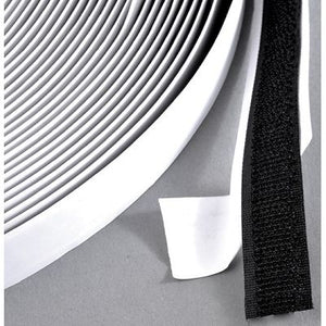 Klika -  Klittenband klevend 25mm zwart haak 25m
