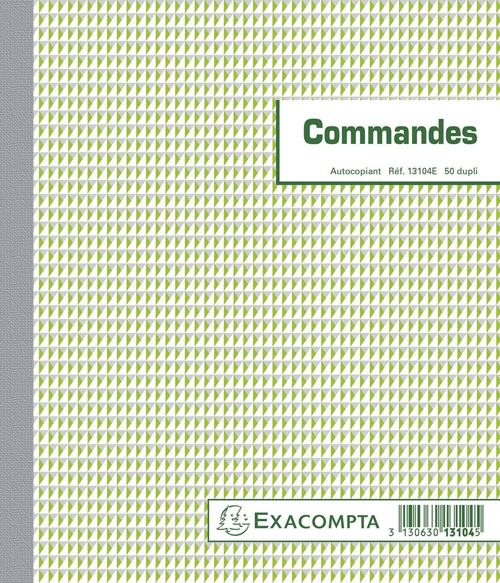 Exacompta - orders, ft 21 x 18 cm, duplicate, French