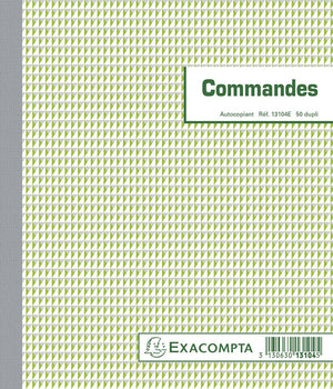 Exacompta - orders, ft 21 x 18 cm, duplicate, French