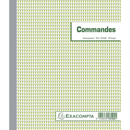 Exacompta - commandes, pi 21 x 18 cm, duplicata, français