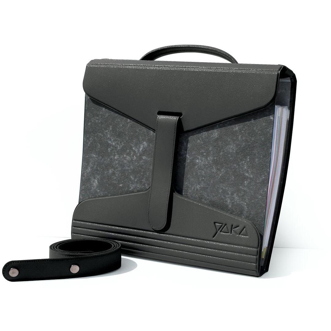 YAKA -   mappendrager, zwart