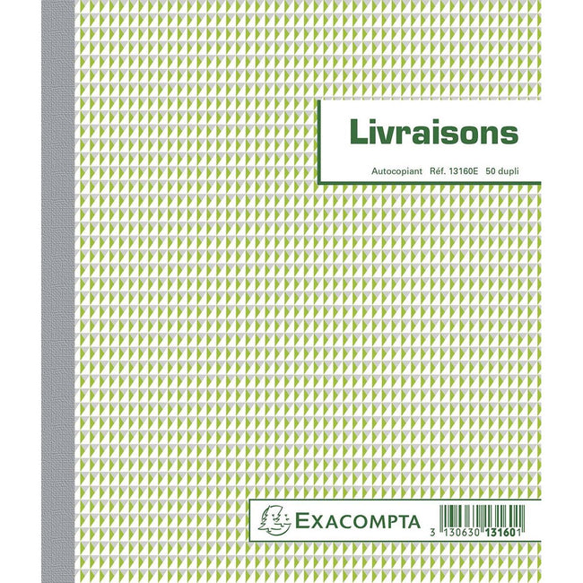 Exacompta -  leveringen, ft 21 x 18 cm, dupli (50 x 2 vel), Franstalig