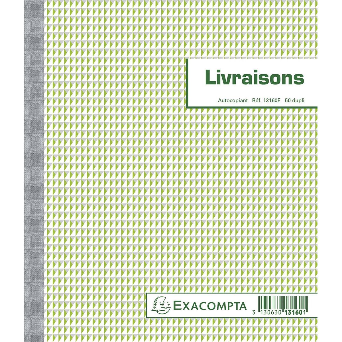 Exacompta -  leveringen, ft 21 x 18 cm, dupli (50 x 2 vel), Franstalig