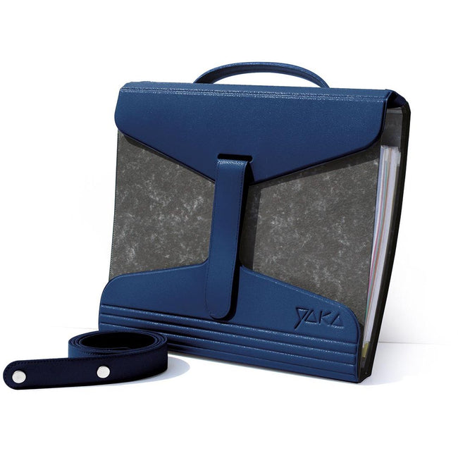 YAKA - porte-documents, bleu marine