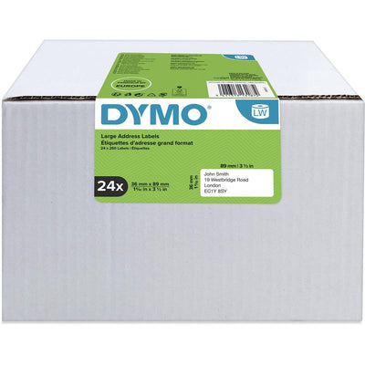 Dymo - Label LabelWriter direccionamiento 36x89mm 24 rollos de 260 piezas blanco