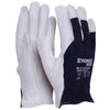 DONAU SAFETY -   werkhandschoenen, wit-blauw, S, maat 7