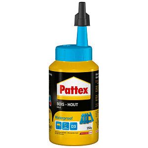 Pattex - Houtlijm pattex d3 waterproof 250ml | 1 fles | 12 stuks