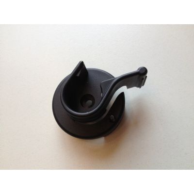 Klika - Abrazadera de montaje negra para rollo de papel ho