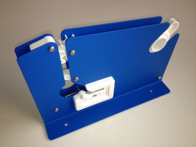 Klika -  Zakkensluiter metaal blauw met mes 12mm