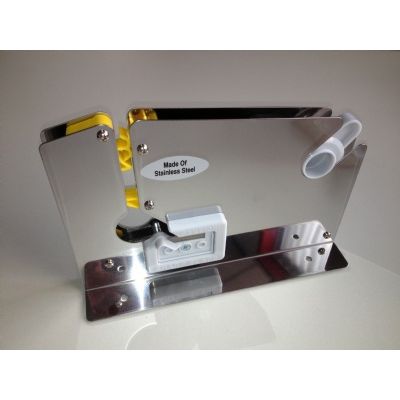 Klika - Beutelverschließer aus Metall mit Klinge 12 mm INOX