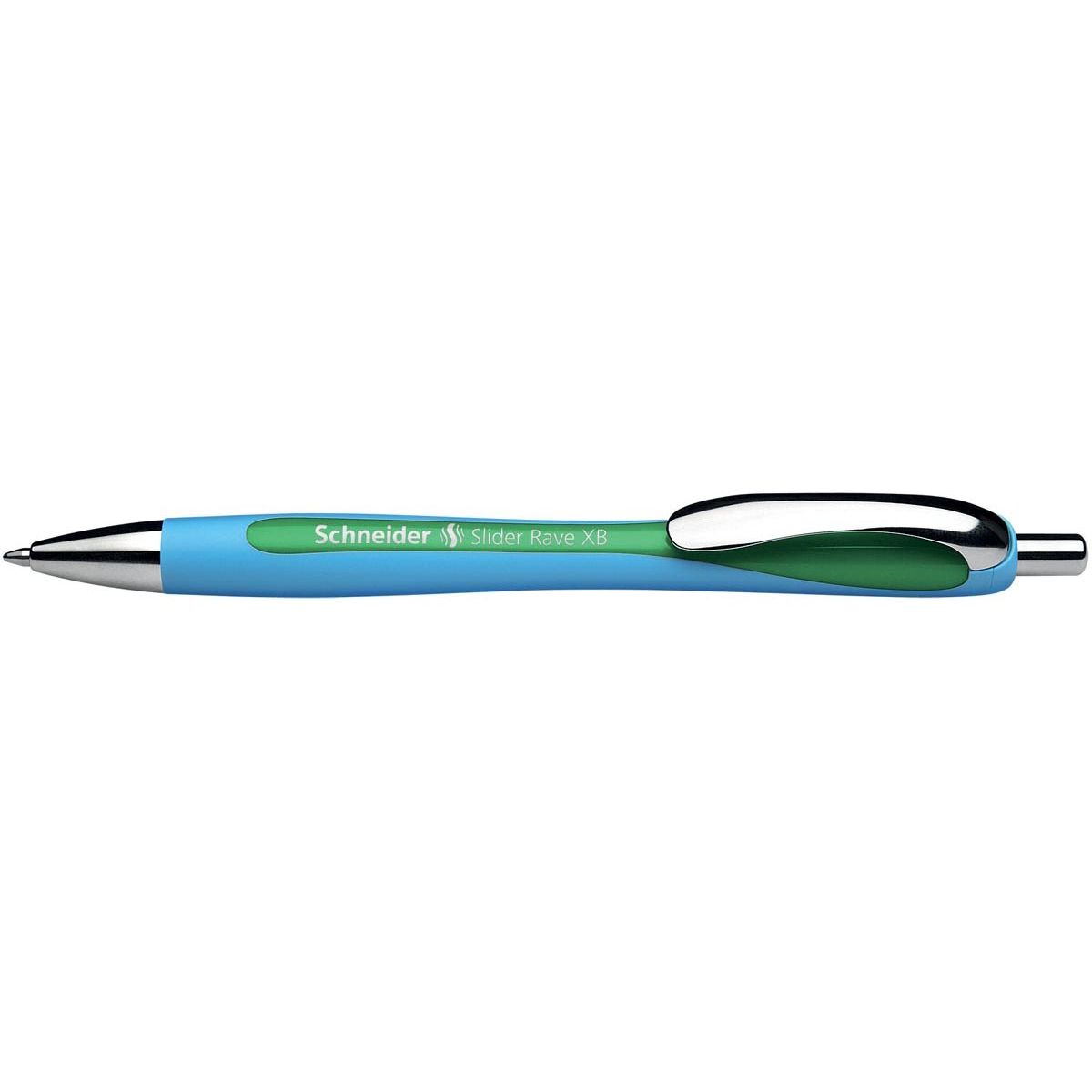 Schneider - Slider Rave ballpoint pen, extra wide, green