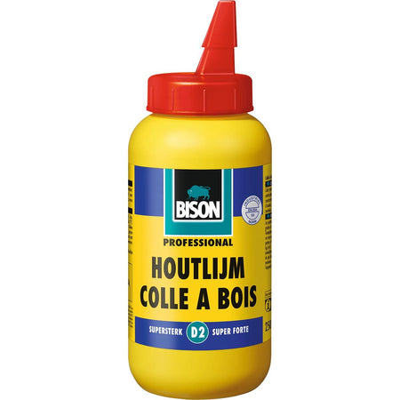 Bison - colla per legno Originale, bianca, bottiglia da 250 grammi