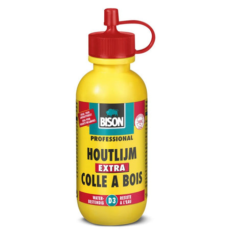 Bison - colla per legno topspeed, flacone da 75 ml, extra bianca
