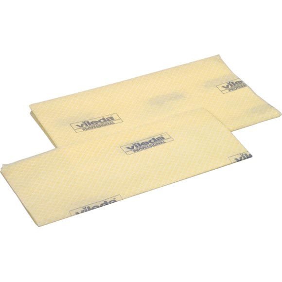 Vileda -  stofwisdoek High Performance, geel, pak van 50 stuks