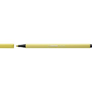 Stabilo - Viltstift pen 68/67 m mosterd | 1 stuk | 10 stuks