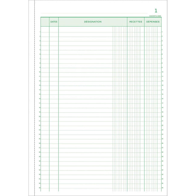 Exacompta -  uitgaven, ft 29,7 x 21 cm, Franstalig