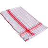Klika - Handtuch Adalynne, ft 50 x 70 cm, kariert, rot, 3er Pack