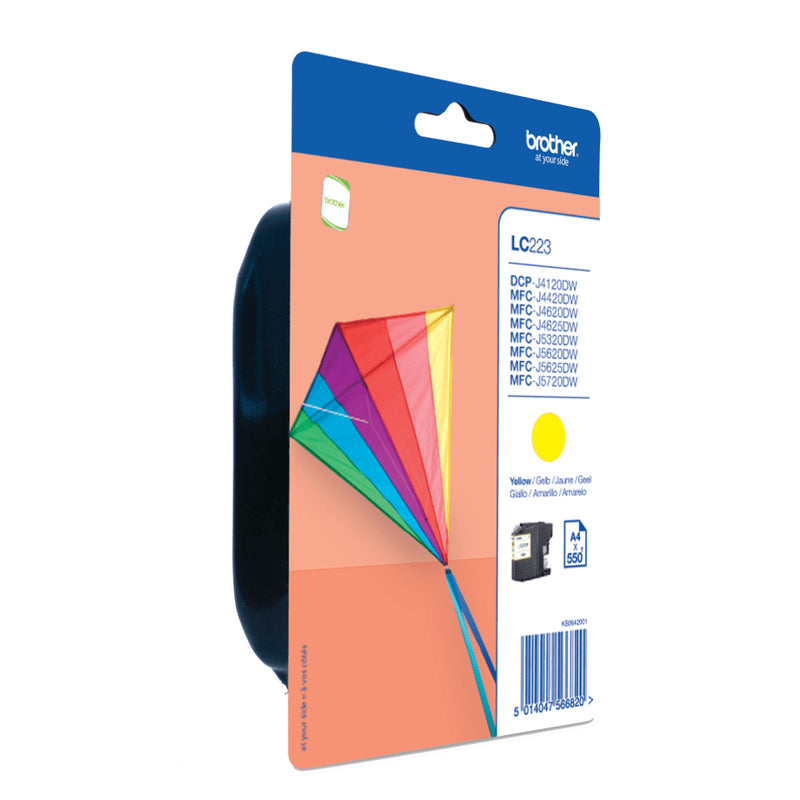 Brother -  LC223YBP inktcartridge 1 stuk(s) Origineel Geel