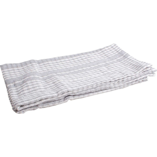 Klika -  Handdoek, ft 50 x 70 cm, gewafeld, grijs, pak van 3 stuks
