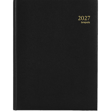 Brepols - Agenda 2026 Timing Lima 7 giorni/2 pagine quadrilingue nero