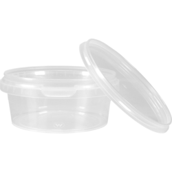 Klika - Cup | Mit Garantieschließung | pp | 300 ml | Ø 118 mm | 51 mm | Transparent 252 Stücke