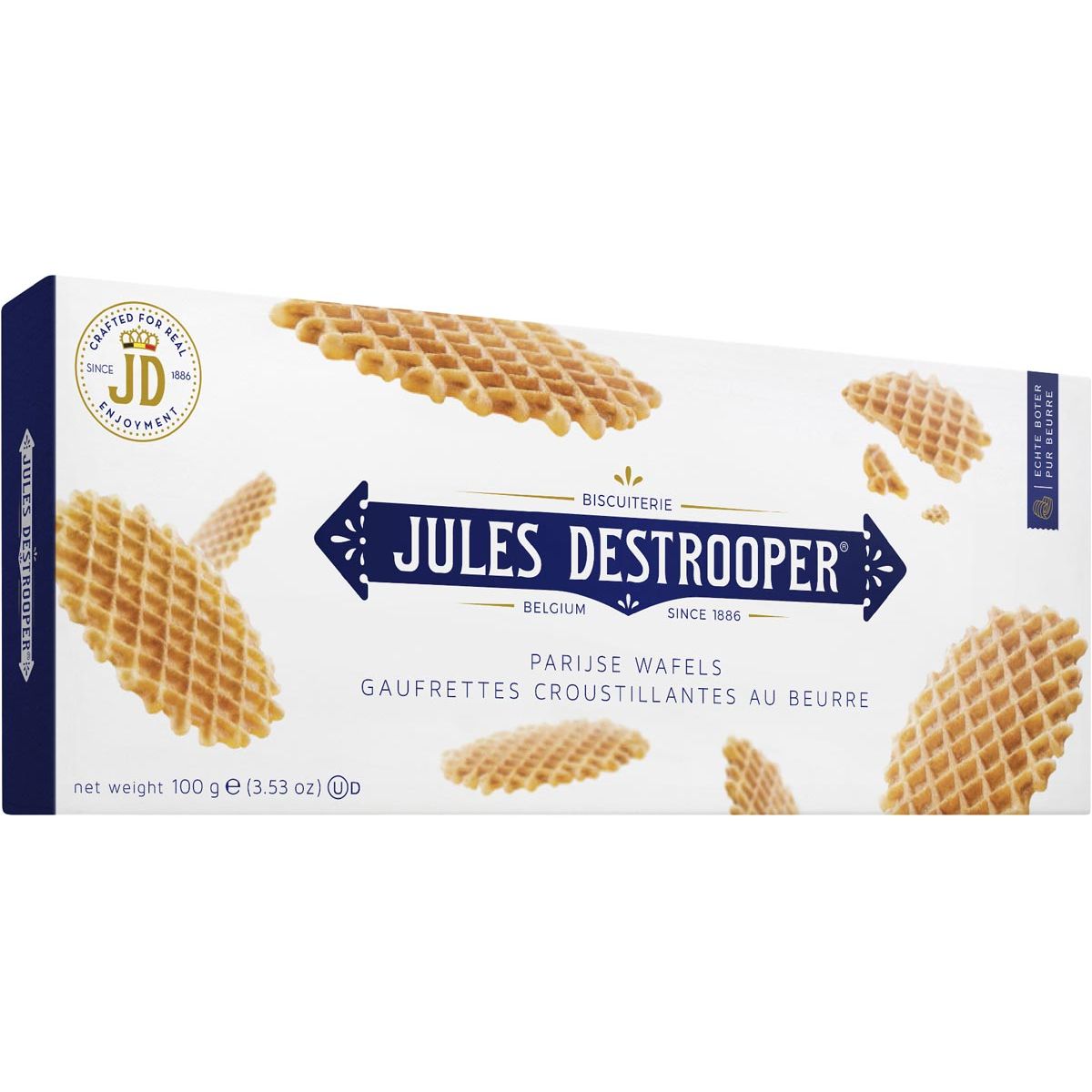 Jules Destrooper - Pariser Waffeln, 100 g Box