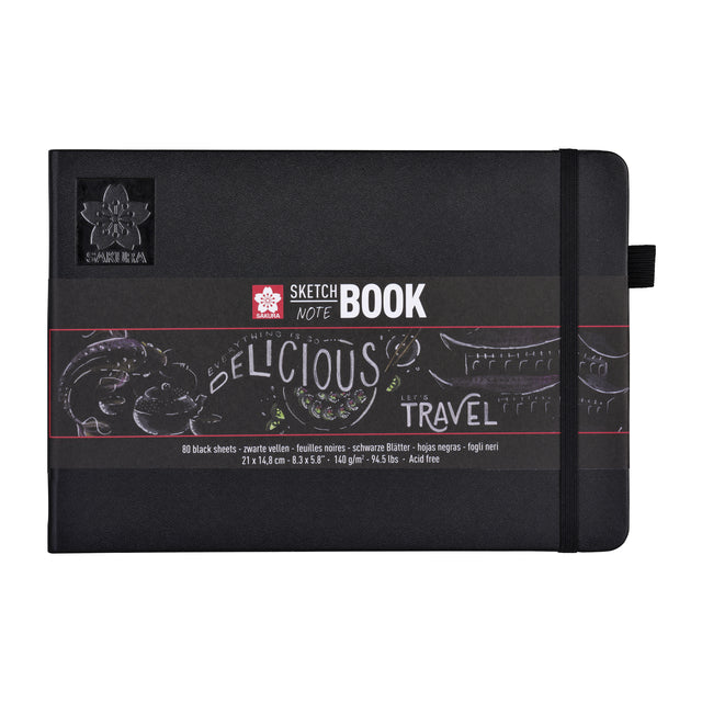 SAKURA - Sketch Notification Book A5 Black | 1 pièce