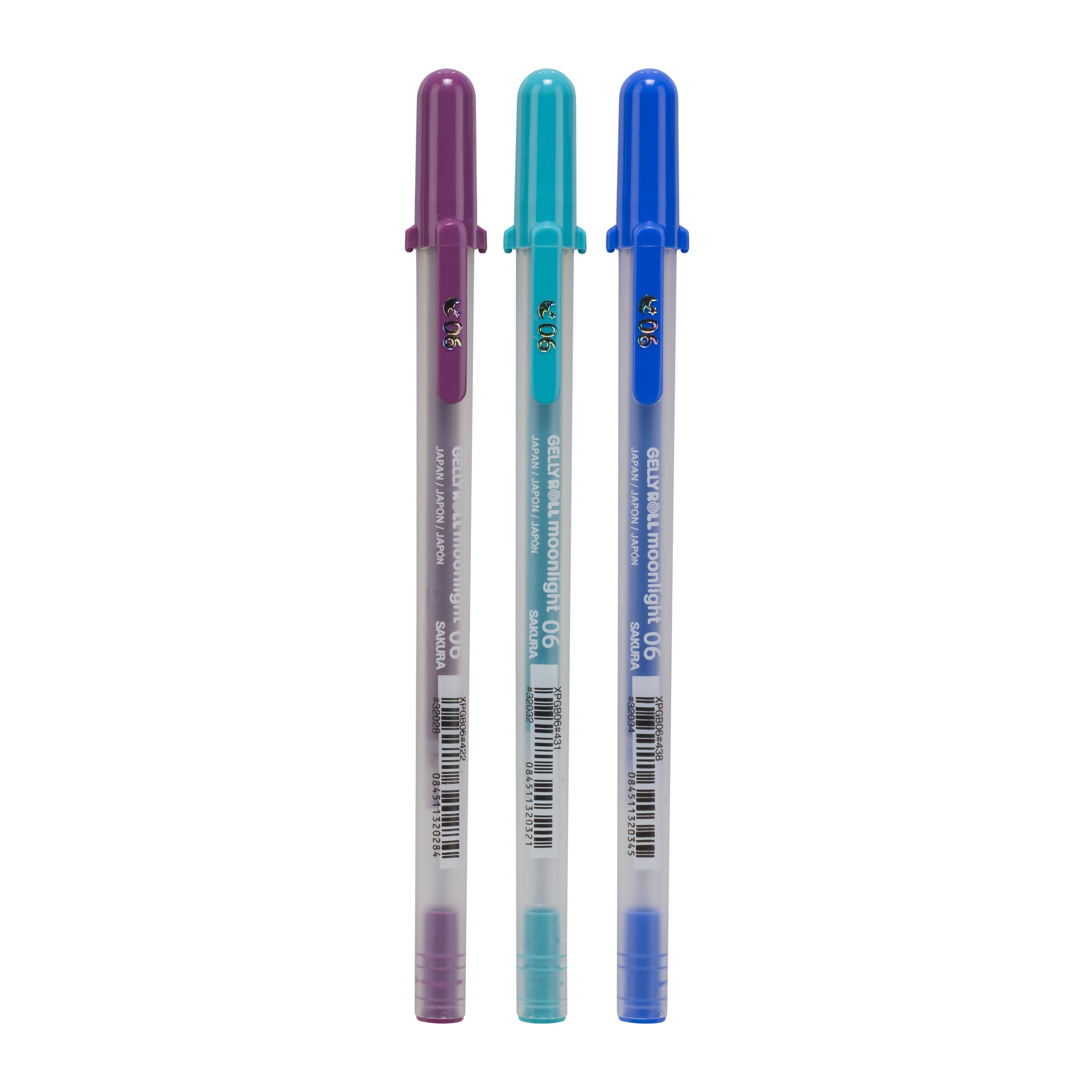 Sakura - Gel Writer Gelly Roll Moonlight 06 galaxia juego de 3 colores | 6 piezas