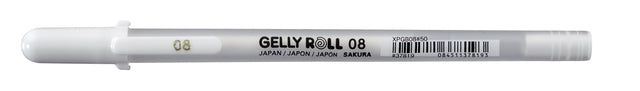 Sakura - Gelly Gelly Roll 08 Moyen 0,4 mm blanc | Boîte extérieure une pièce 12