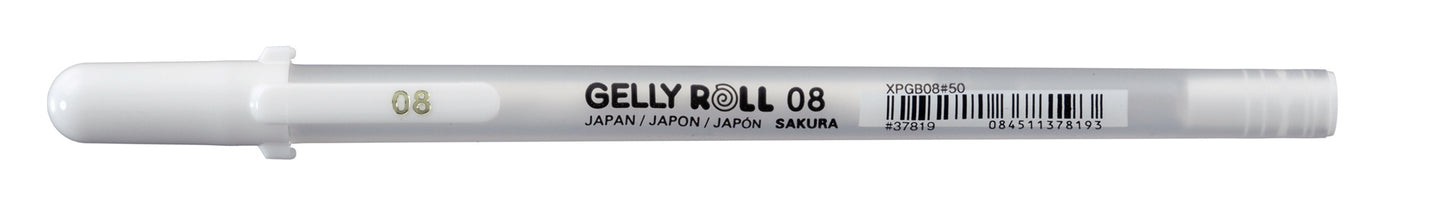 Sakura -  Gelschrijver gelly roll classic 08 wit