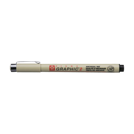 Sakura -  Fineliner pigma graphic 2 2.0mm zwart