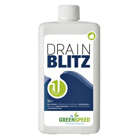 Greenspeed - Desatascador Drain Blitz 1 litro | 8 piezas