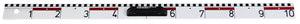 Linex -  Liniaal  voor schoolbord bbr100 | 10 stuks