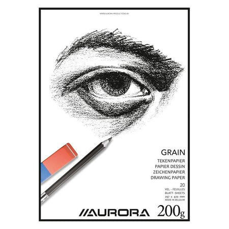 Aurora -  Tekenblok  a3 20 vel 200gr grain