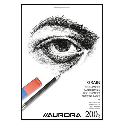 Aurora -  Tekenblok  a3 20 vel 200gr grain | 5 stuks