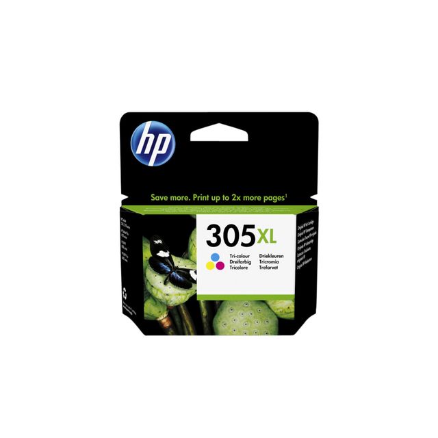 HP -  305XL originele high-capacity drie-kleuren inktcartridge