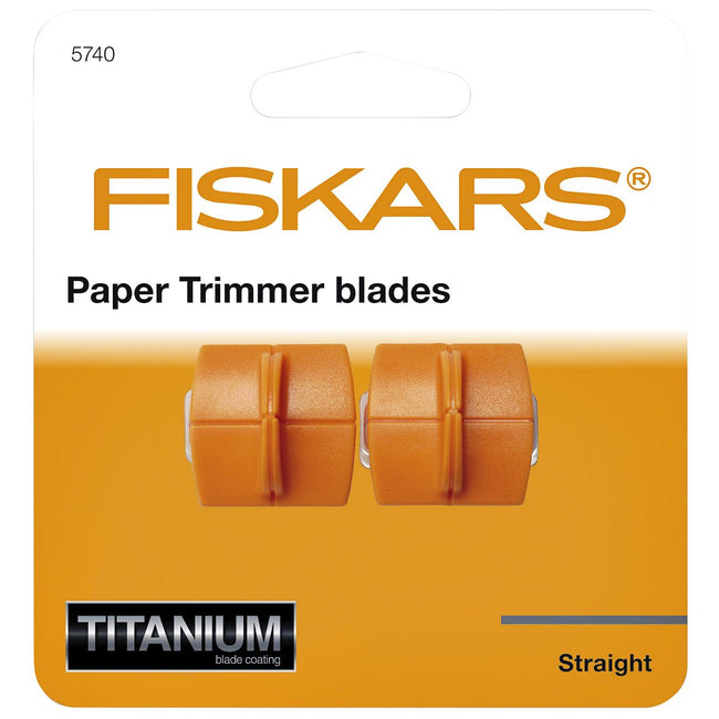 Fiskars - Tagliatrice rotativa portatile con lama di ricambio A4