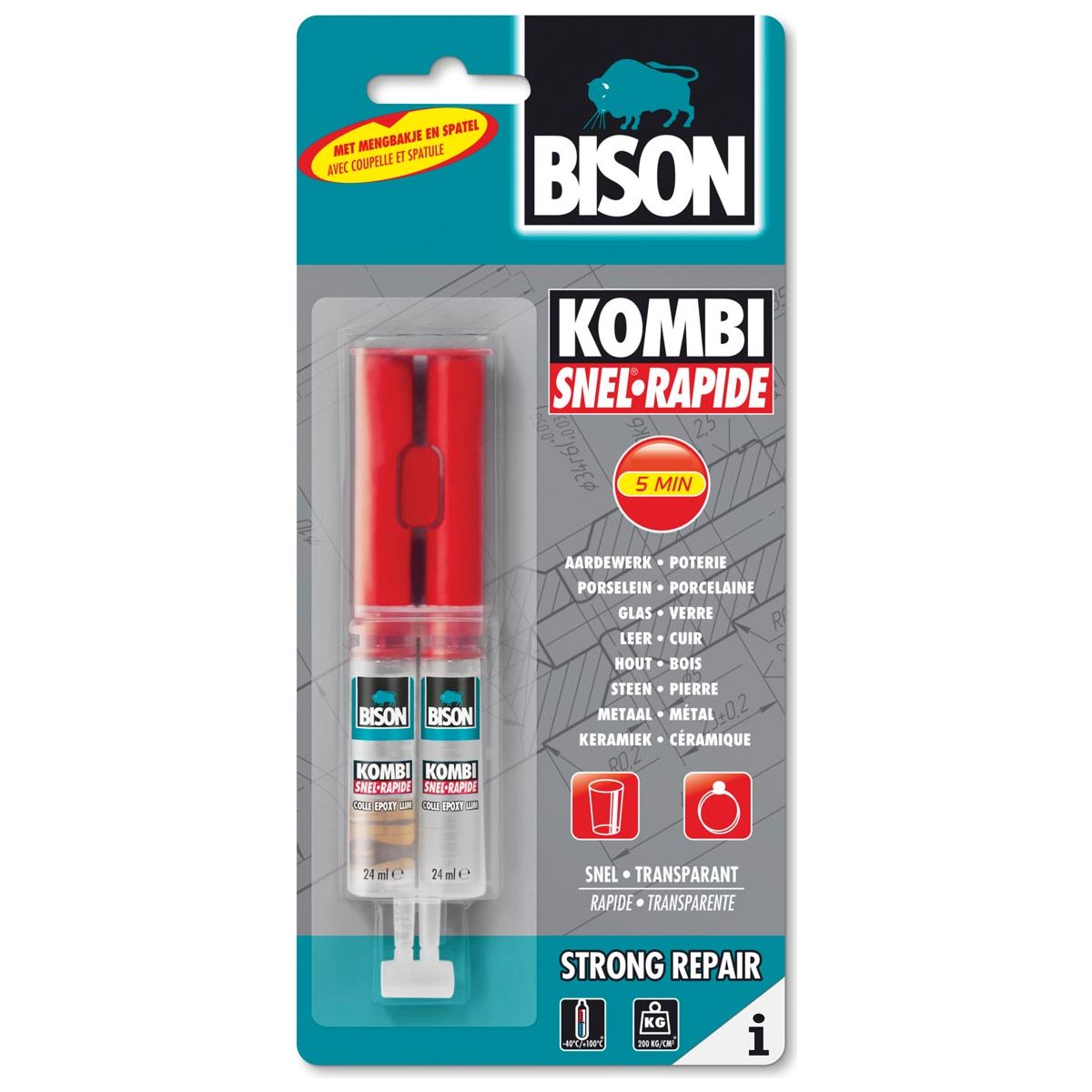 Bison - Bison Kombi Rapidement 2-Component Glue